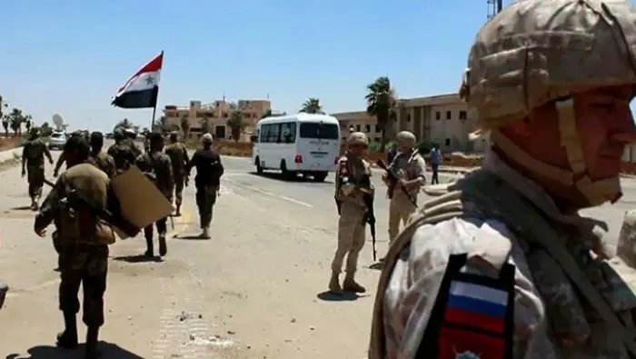 النظام يعتقل أحد قادة فصائل المعارضة في درعا.. والعبارات المناهضة للنظام تظهر مجددًا: المعارضة المسلحة