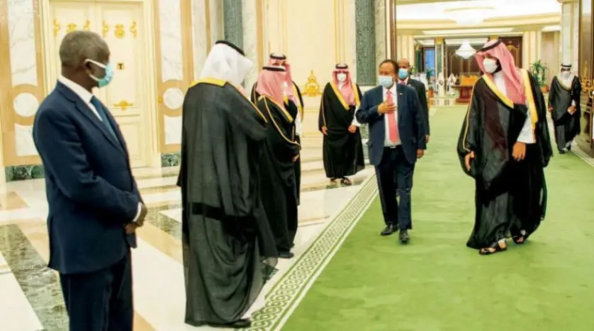 الخارجية السودانية تكشف محاور اجتماع رئيس الحكومة عبد الله حمدوك وولي العهد السعودي محمد بن سلمان: السودان