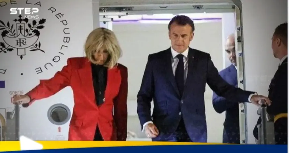 شاهد|| بريجيت تصفع ماكرون في غفلة منه وتثير ضجة في فرنسا: ماكرون