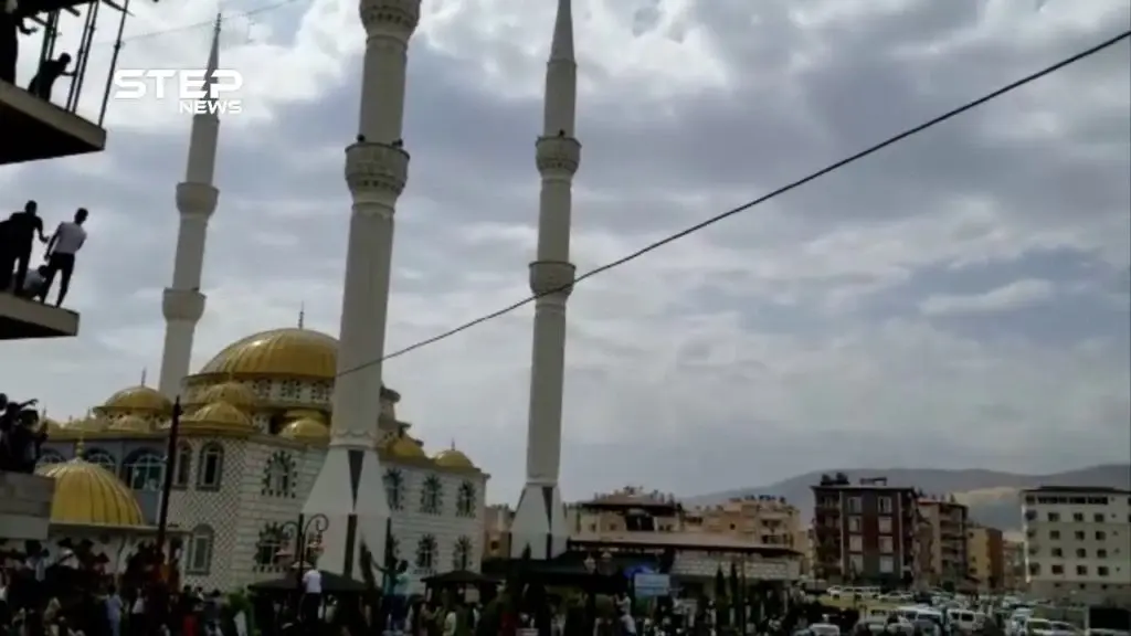 موكب تشييع الشهيد حارس الثورة عبد الباسط الساروت في مدينة الريحانية بتركيا: عبد الباسط الساروت