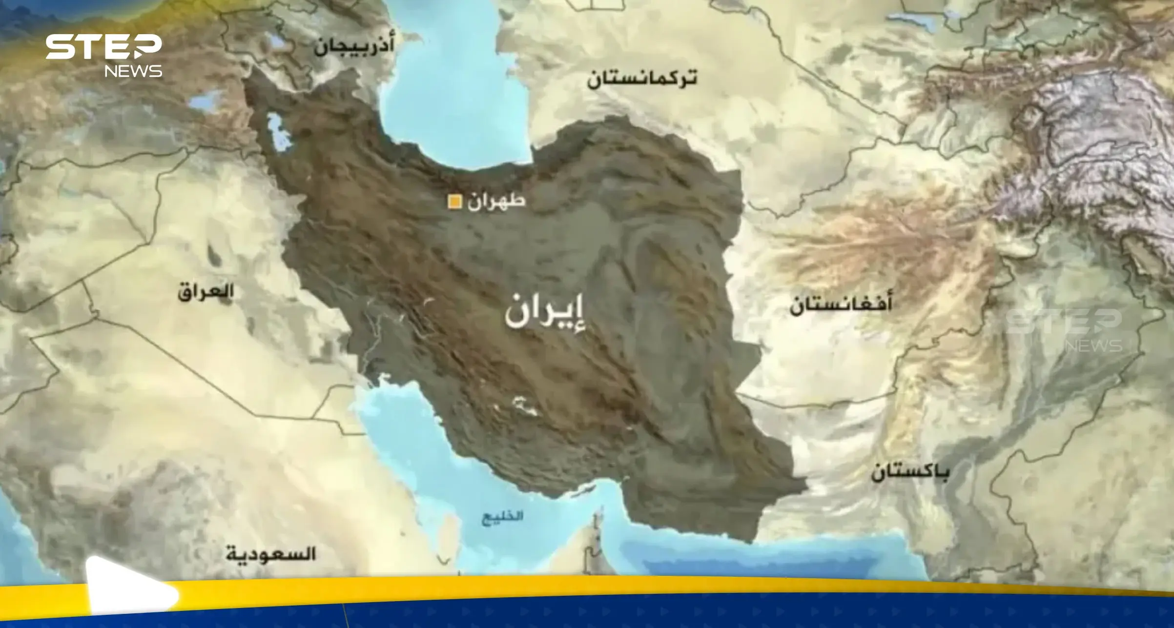 خريطة إيران