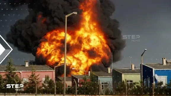 بالفيديو|| قتلى وجرحى في انفجار ضخم داخل مصنع بمدينة إسطنبول: انفجار في إسطنبول