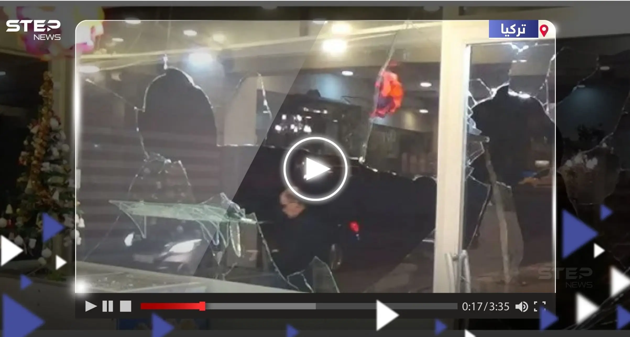 بالفيديو|| أتراك يهاجمون محلات تجارية للسوريين وينهبونها: اقتحام محلات تجارية