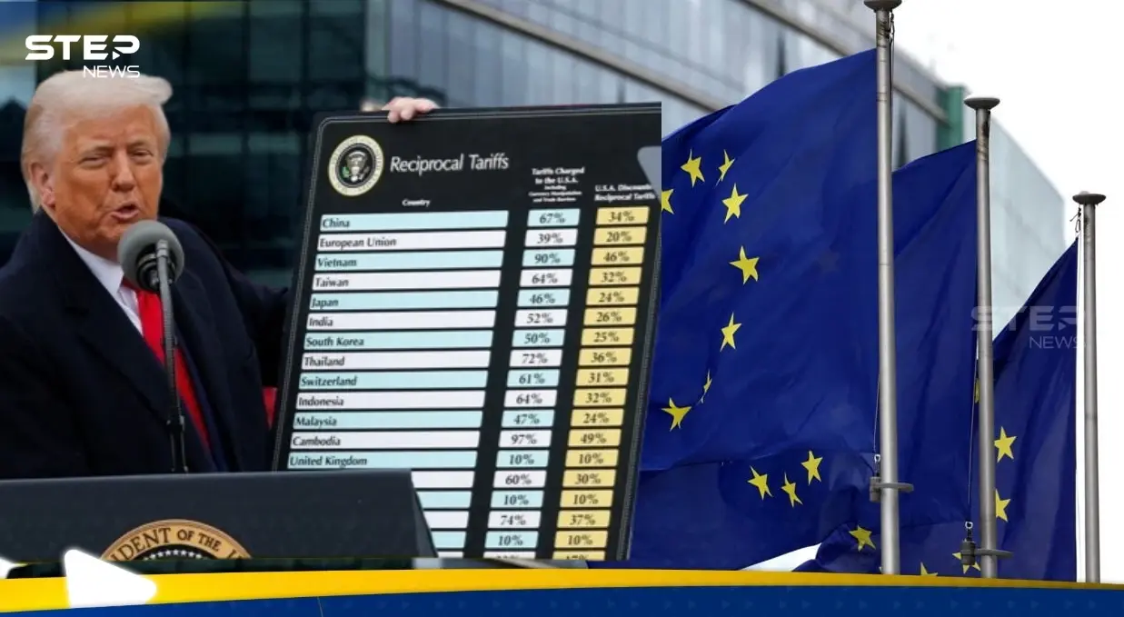 ردا على رسوم ترامب الجمركية.. فرنسا تكشف ماذا ينوي الاتحاد الأوروبي فعله: ترامب يفرض رسوم جمركية