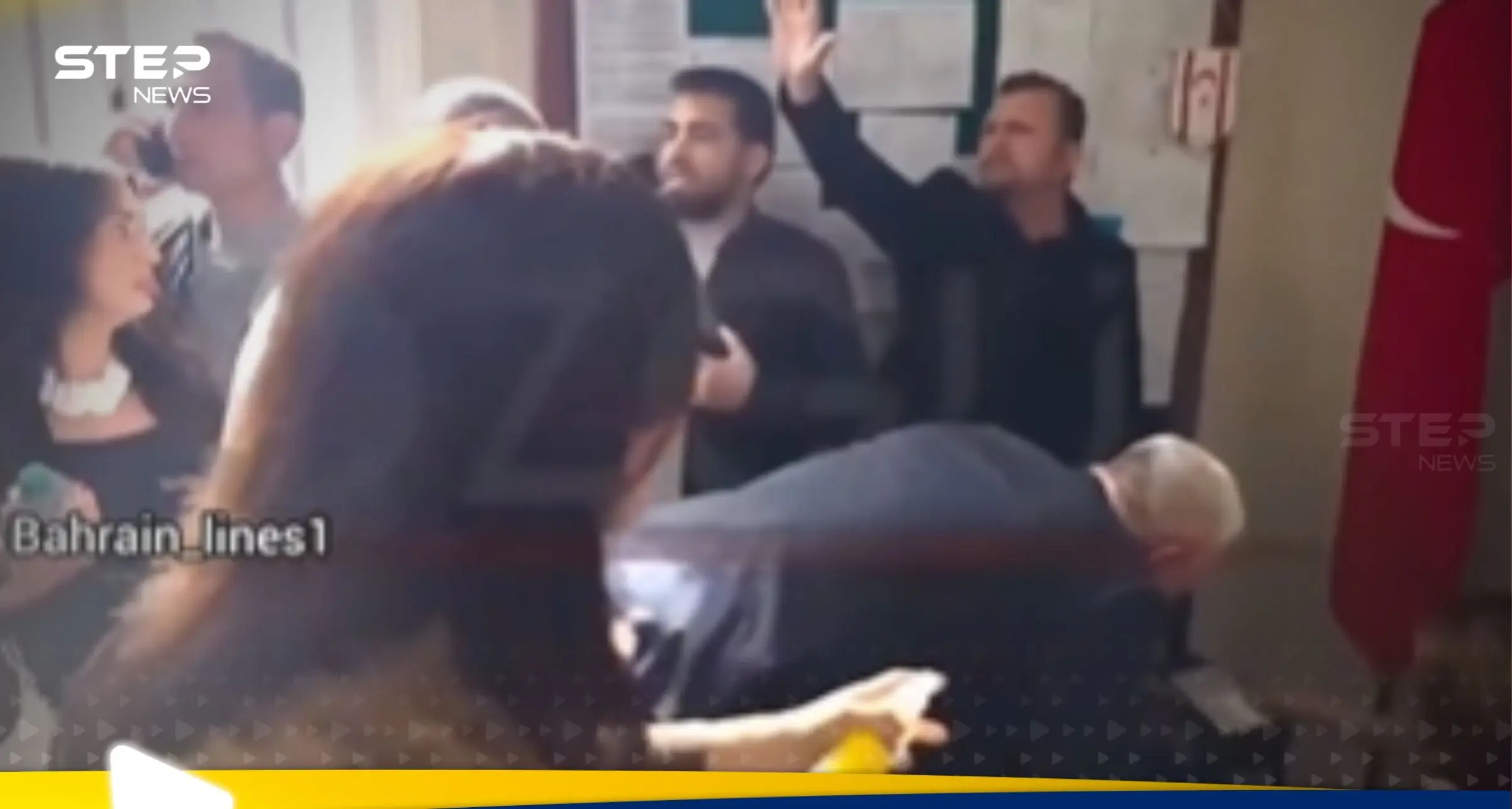 شاهد|| مديرة مدرسة في قبرص التركية تنهار وتفقد وعيها بسبب قبول طالبة محجبة: قبرص