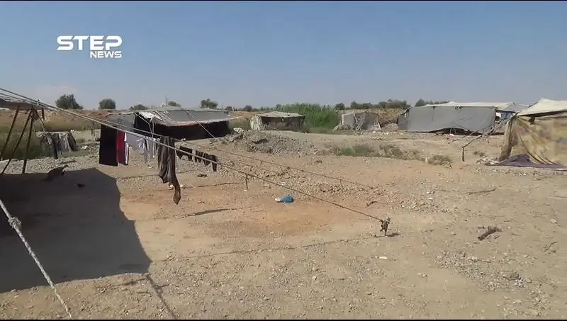 عدسة ستيب ترصد واقع أحد المخيمات العشوائية في مناطق سيطرة النظام شرق الرقة: سلايد رئيسي