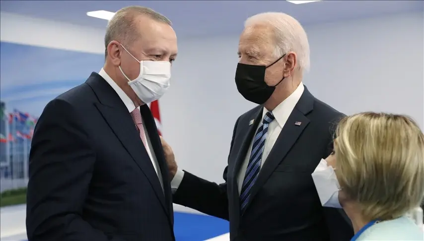 بعد اجتماعٍ مغلق دام 45 دقيقة.. أول تعليق من بايدن على لقائه بأردوغان: بروكسل