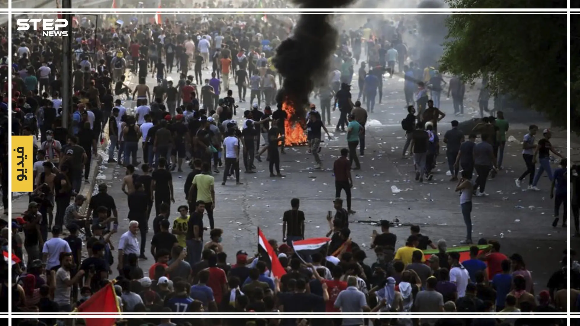 شاهد بالفيديو|| ماذا فعل العراقيون بقيادي بميلشيا "عصائب أهل الحق" بعد إلقاء القبض عليه: عصائب أهل الحق".