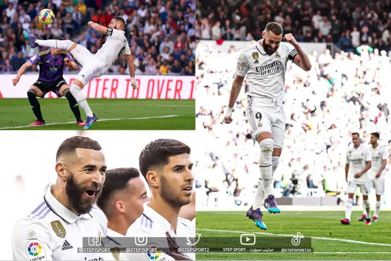 شاهد | هاتريك بنزيما التاريخي في شباك بلد الوليد خلال 7 دقائق: عالم الرياضة