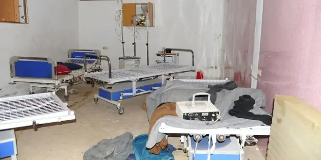 قوات النظام الأمنية تسرق تجهيزات ومعدات مشفى الرفيد في القنيطرة!!: القنيطرة