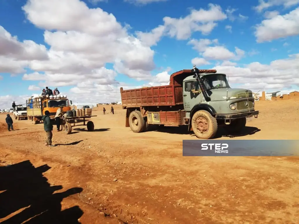 وفد من الركبان يجتمع مع الروس والنظام بهدف الخروج من المخيم: المنطقة 55