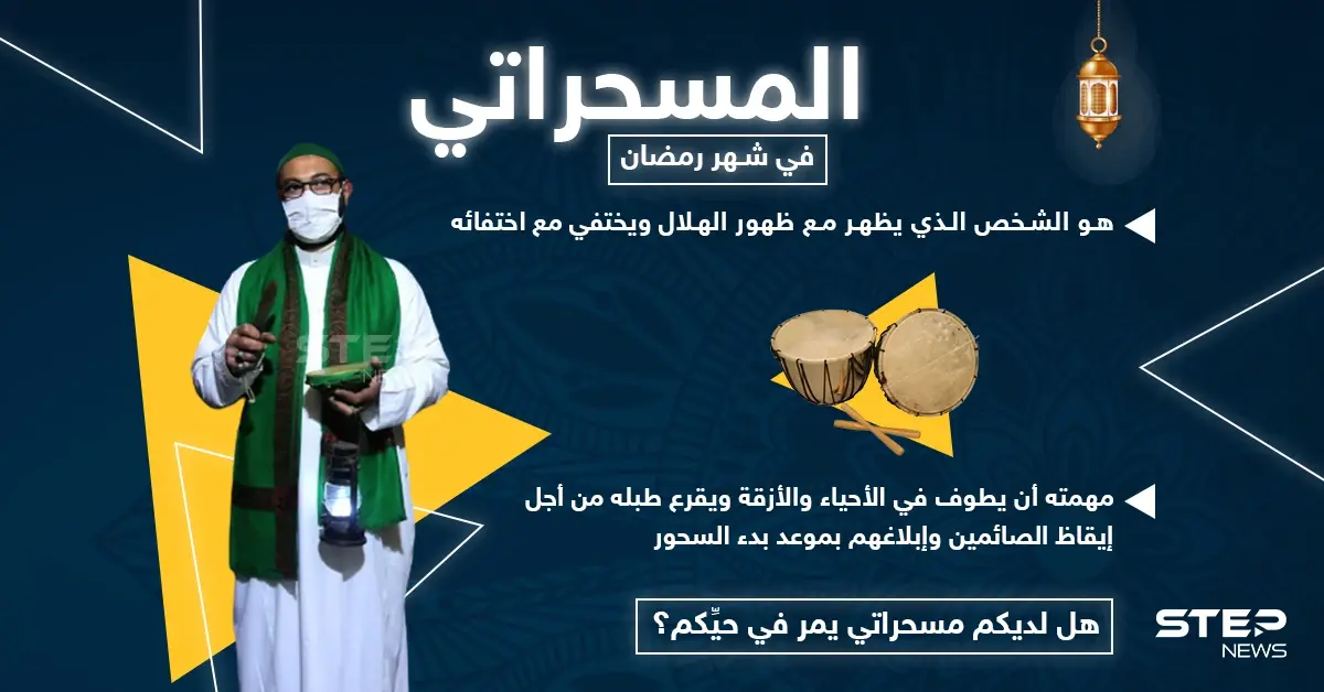 من هو المسحراتي.. وهل لديكم مسحراتي يمر في حيكم: المسحراتي