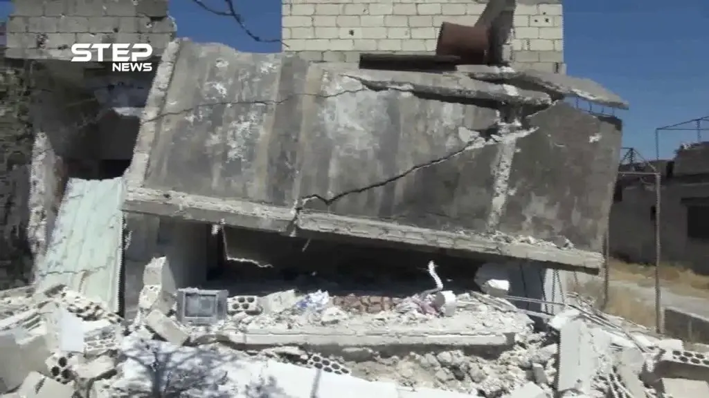 شاهد الدمار و القصف اليومي على بلدة بداما في ريف إدلب: بداما