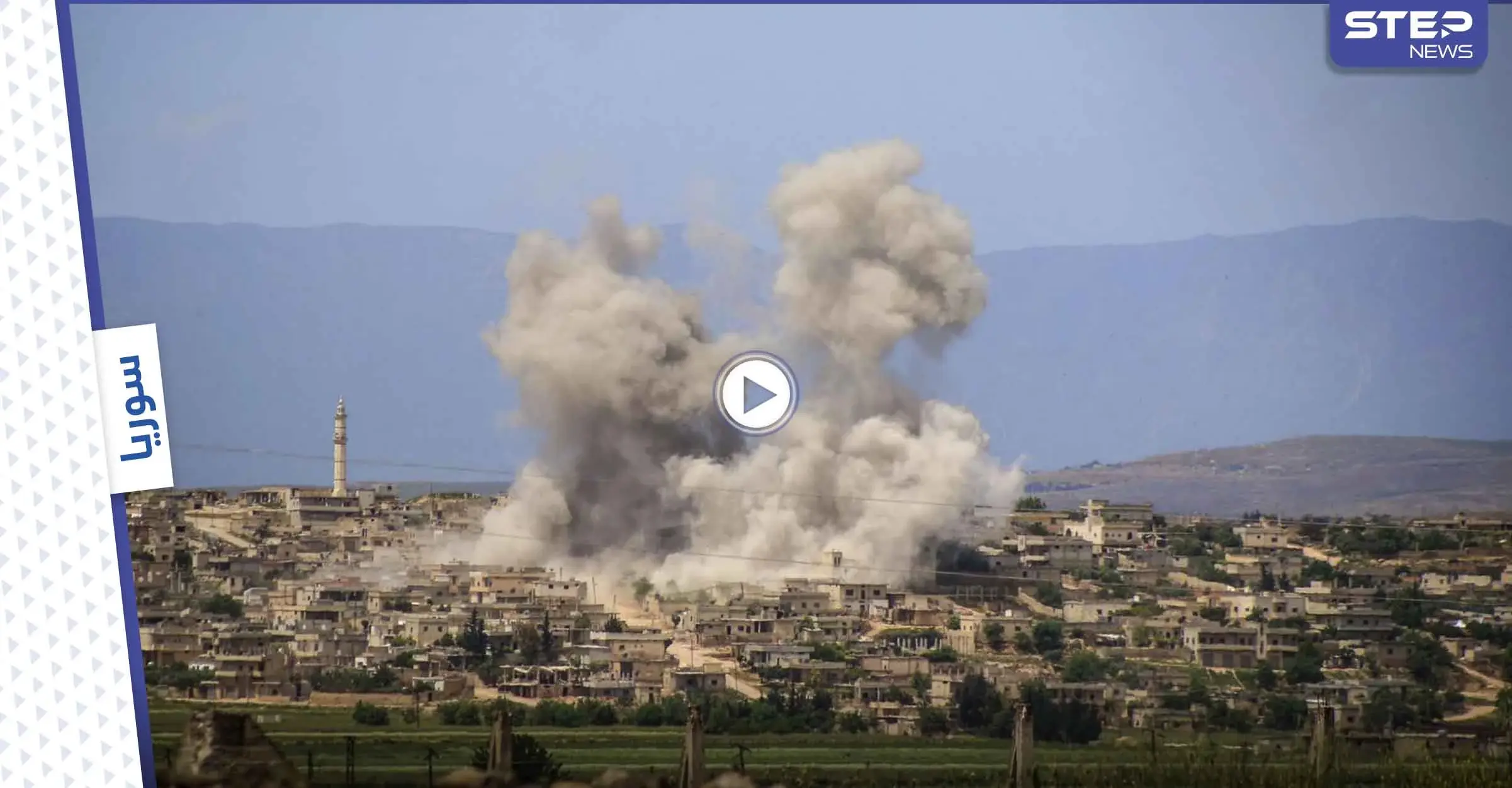 بالفيديو|| لحظة استهداف الطيران الروسي لمخبأ المتحدث العسكري باسم هيئة تحرير الشام ومقتله: الطيران الروسي