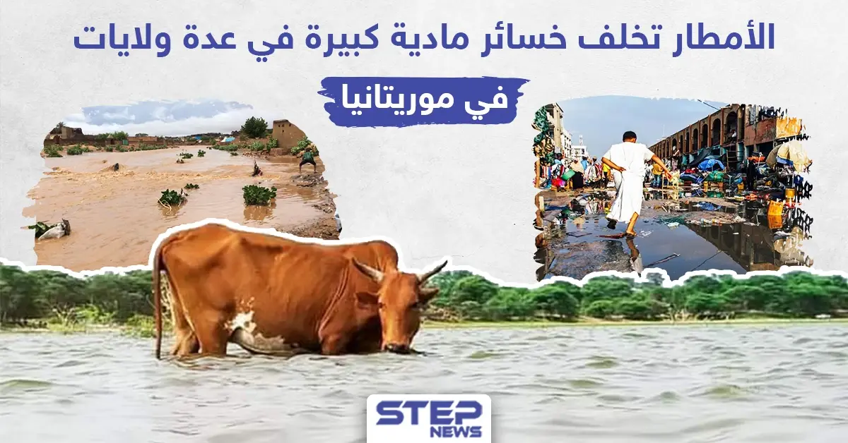 من فيضانات السودان إلى أمطار موريتانيا المياه تكبد المدنيين الكثير من الخسائر هل سنشهدها بدولة عربية ثالثة!؟: أمطار موريتانيا