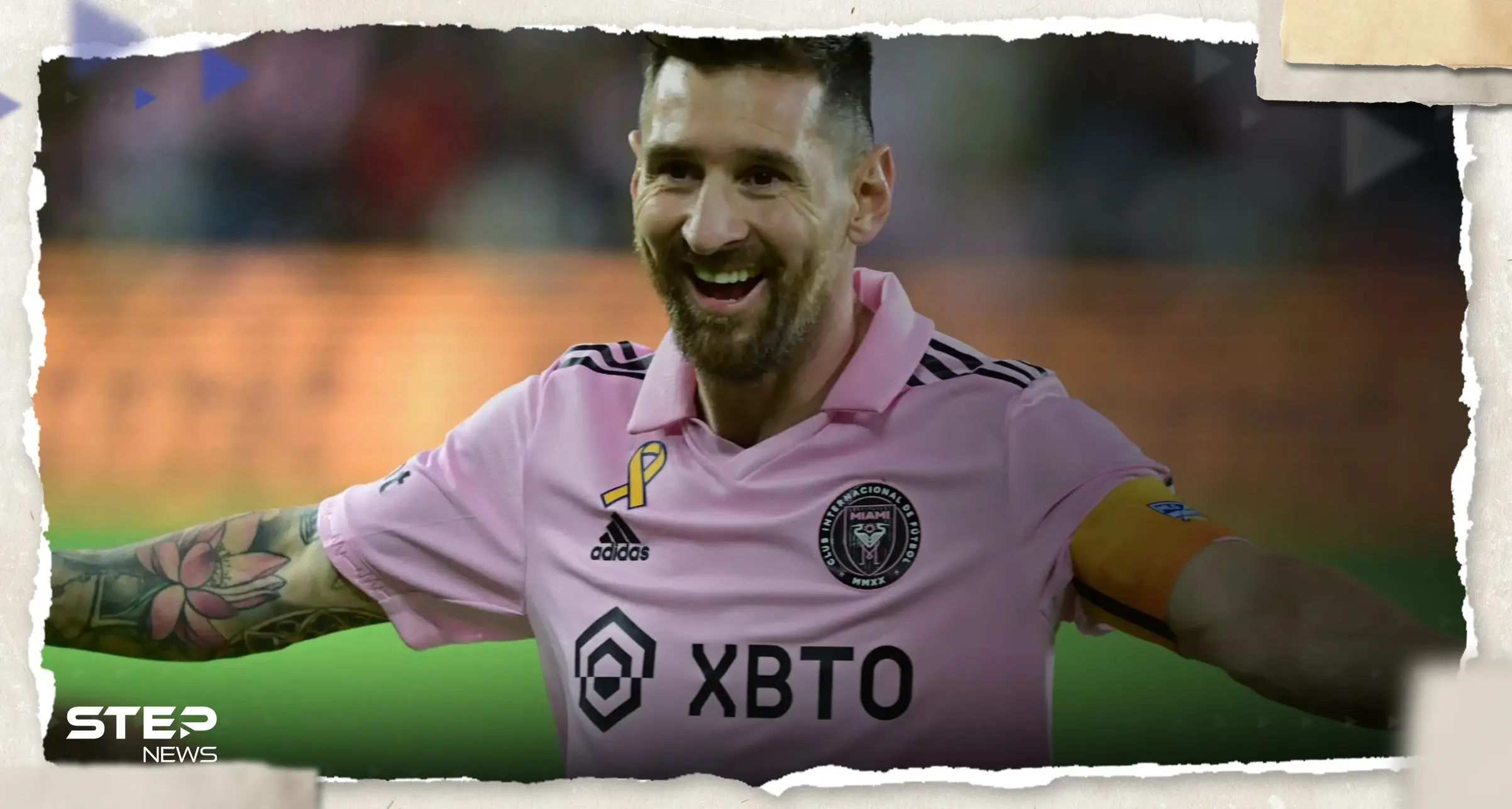 بالفيديو|| مشجع يلقي زجاجة مياه على ميسي لحظة خروجه من الملعب وتدخل سريع من حارسه الشخصي: انتر ميامي