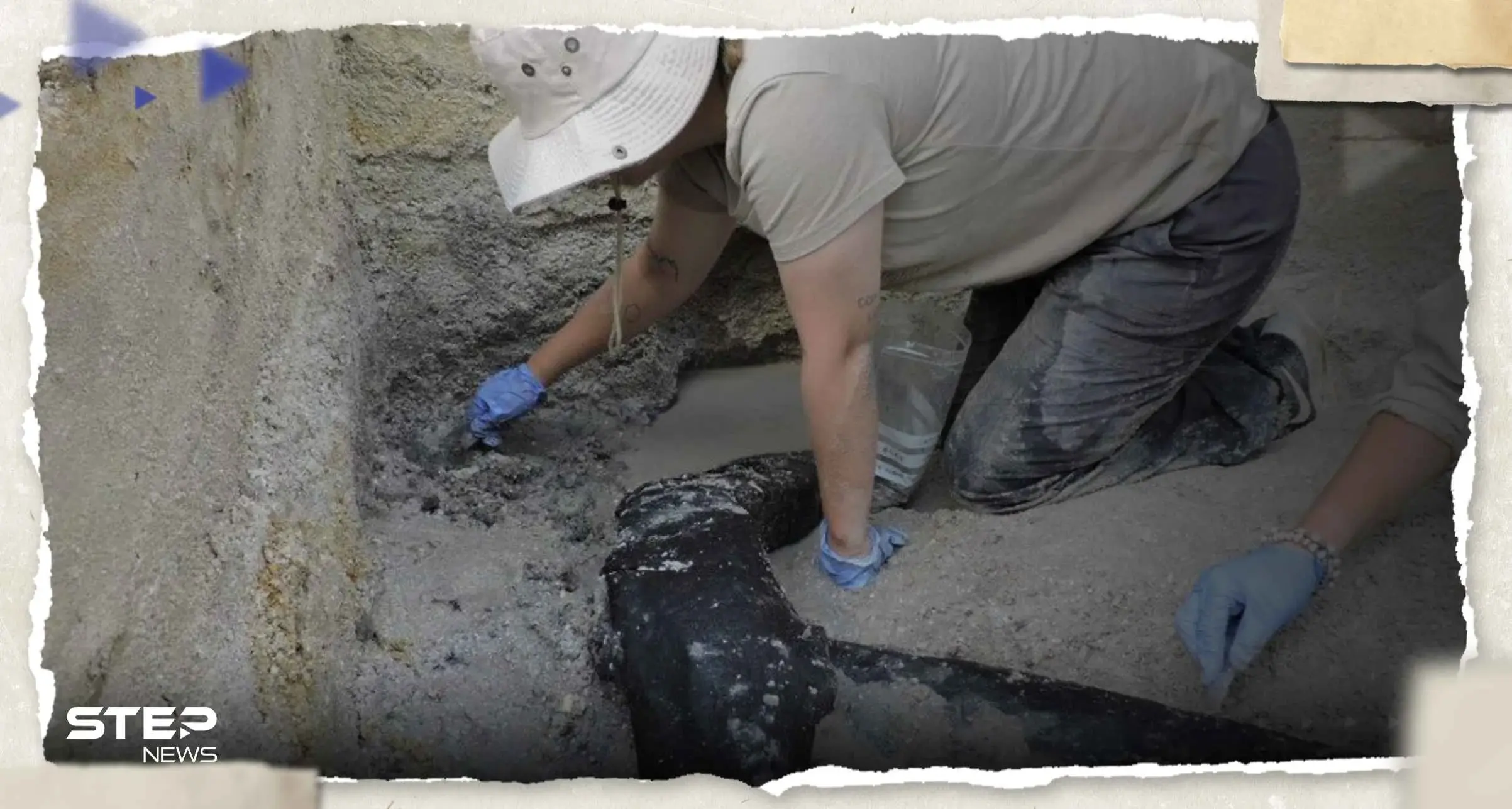 يعود لنصف مليون عام.. اكتشاف نادر لأقدم هيكل خشبي صنعه الإنسان: آثار