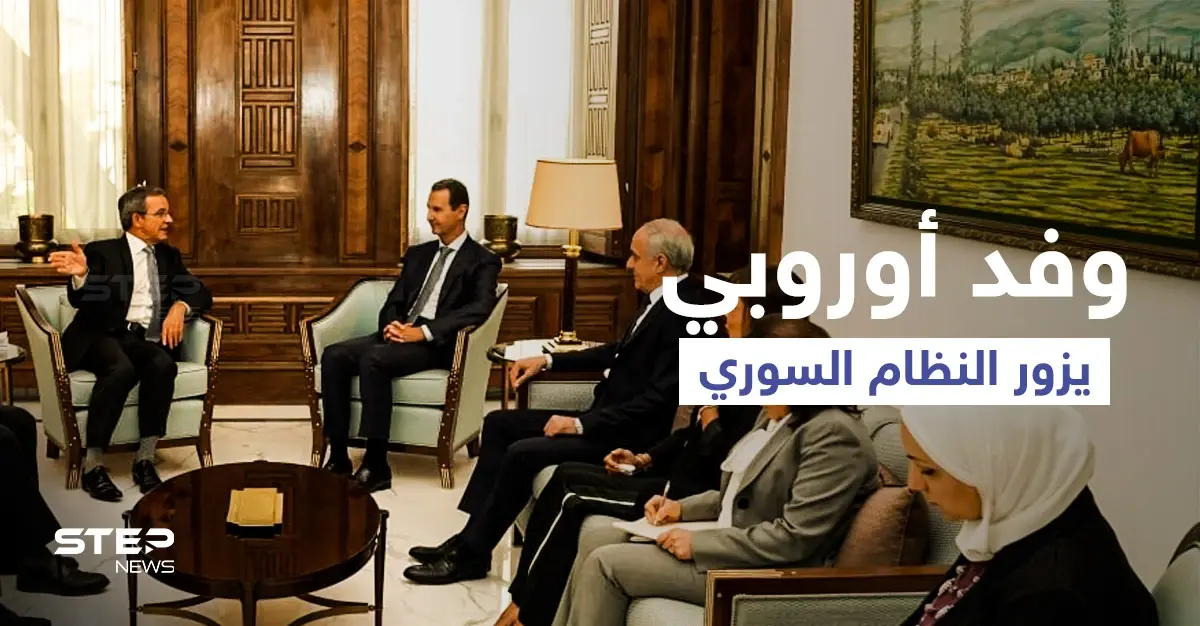 رغم العقوبات والمقاطعة.. وفد أوروبي يزور النظام السوري في العاصمة دمشق: قانون قيصر