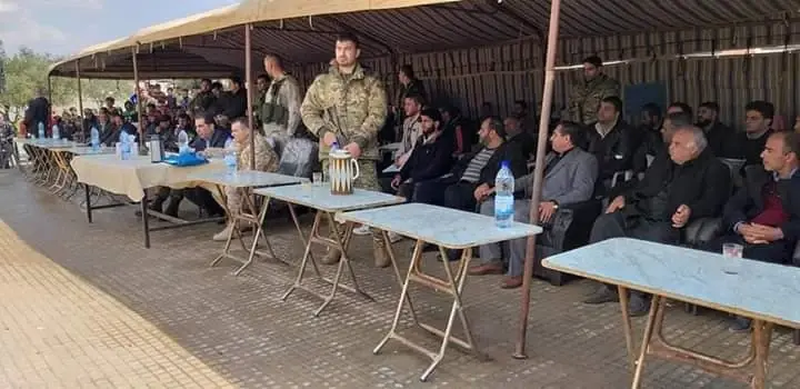 رئيس المخابرات العسكرية في طفس .. زيارة تنتهي بمهاجمة نسائية !!: رئيس المخابرات العسكرية