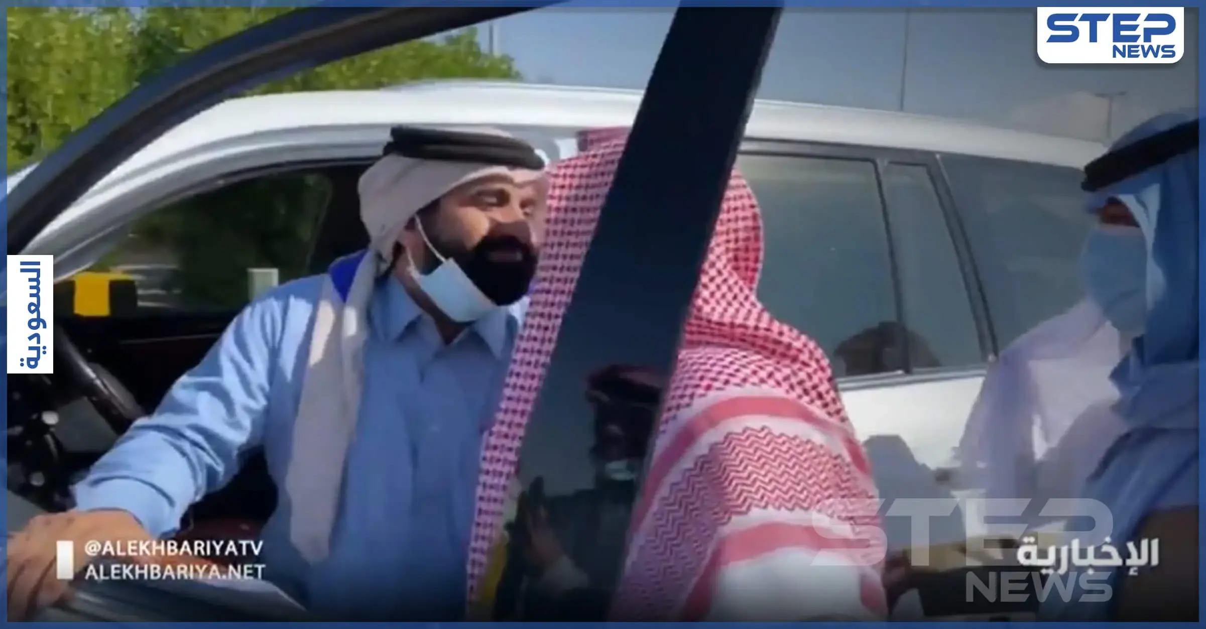 بالفيديو|| ردة فعل السعوديون في لقاء أول قطري يدخل السعودية بعد المصالحة الخليجية: المصالحة الخليجية