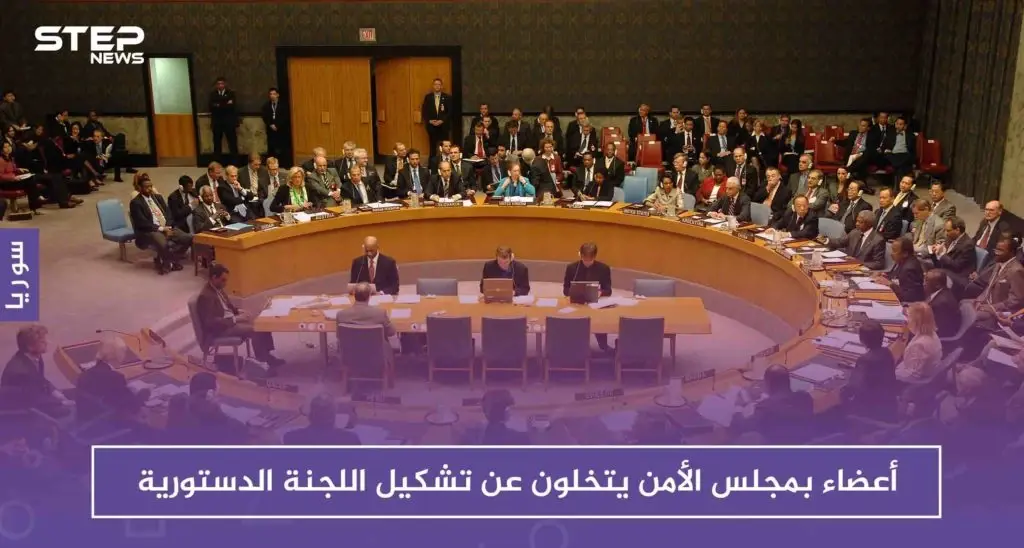 أعضاء بمجلس الأمن يتخلون عن تشكيل اللجنة الدستورية.. ومنظمات تطرح مبادرة بخصوص المعتقلين: مجلس الأمن