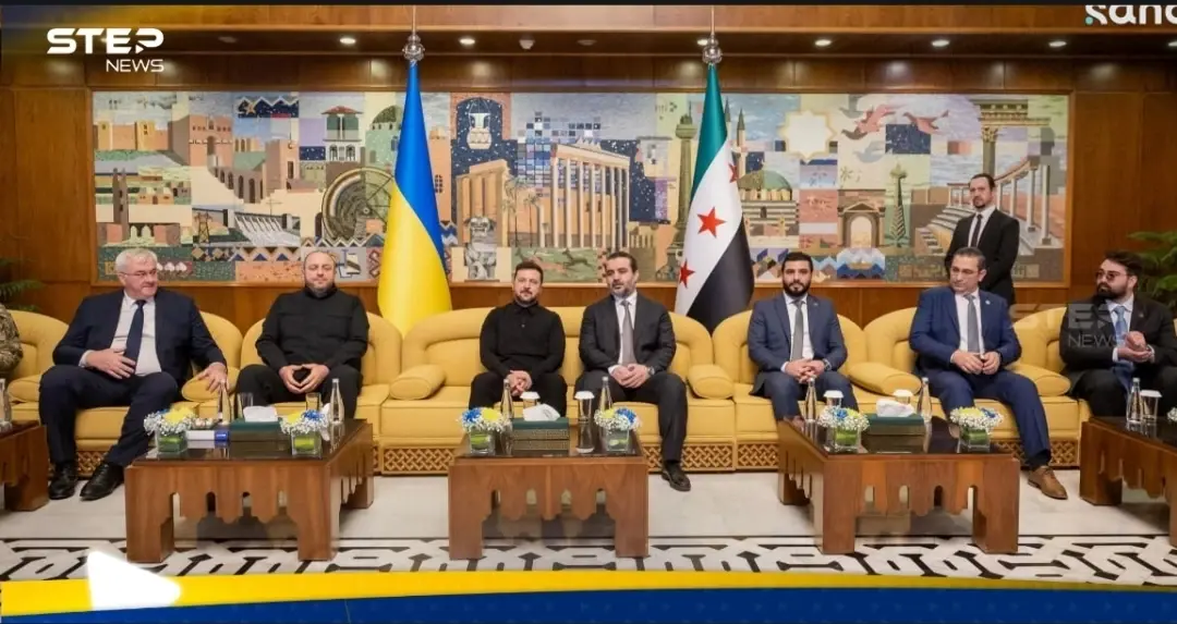 الرئيس الأوكراني في سوريا.. من استقبله من مطار دمشق!؟: اخبار سوريا