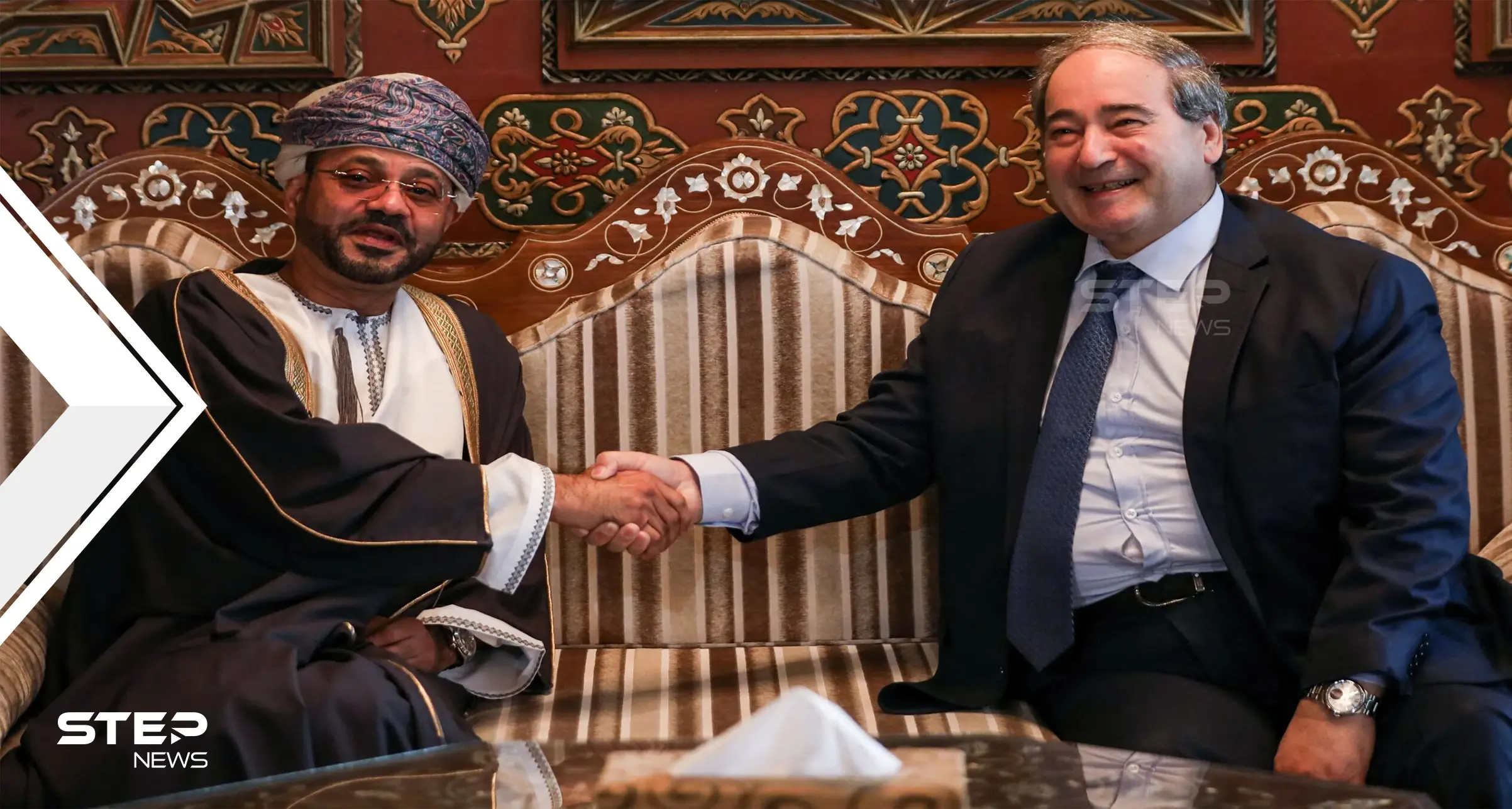 وزير خارجية سلطنة عمان يصل دمشق.. وهذا ما قاله لدى وصوله: فيصل المقداد