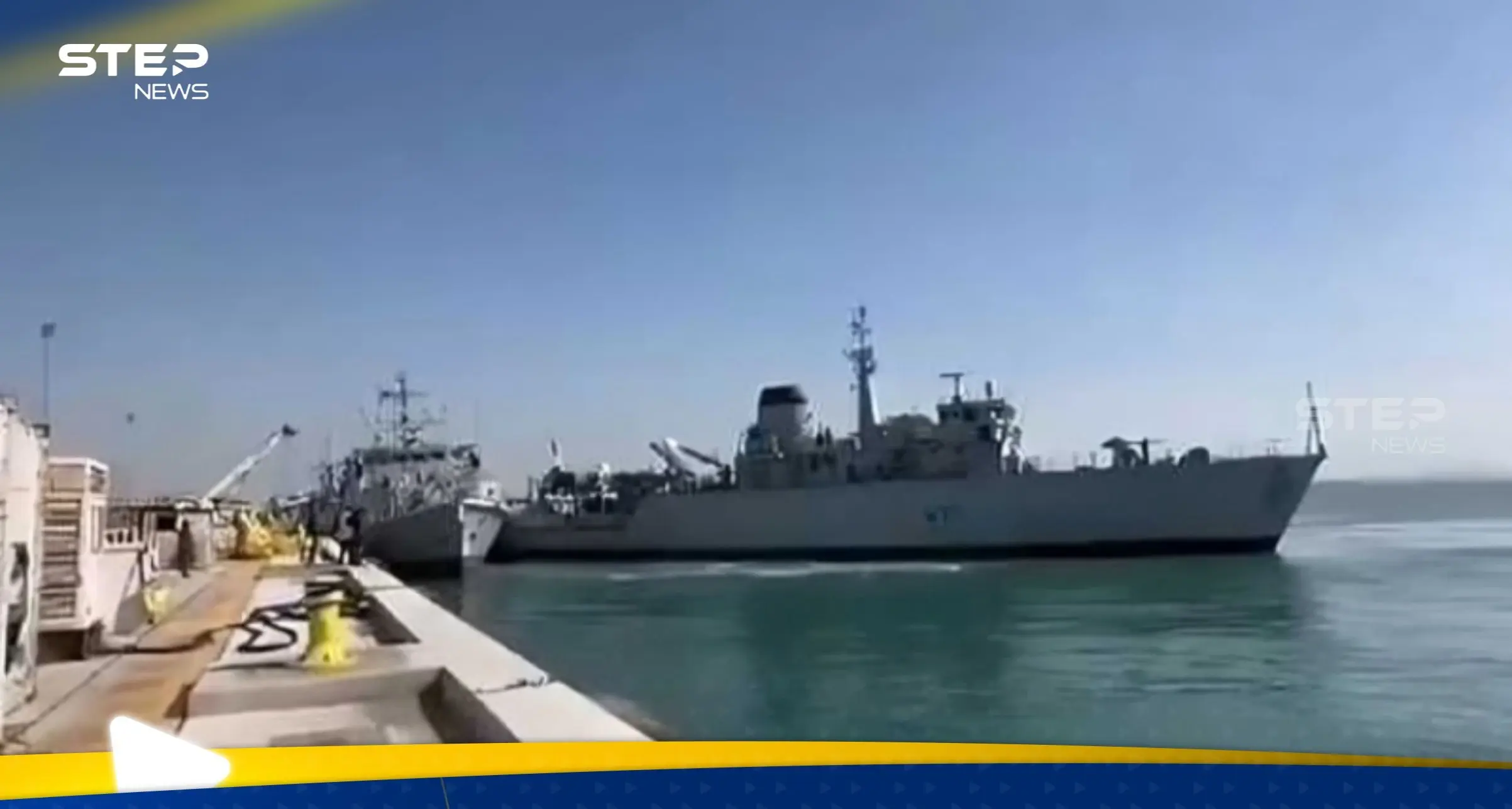 شاهد|| لحظات فصلت عن الكارثة.. اصطدام "محرج" بين سفينتين حربيتين بريطانيتين: سفينتين حربيتين بريطانيتين