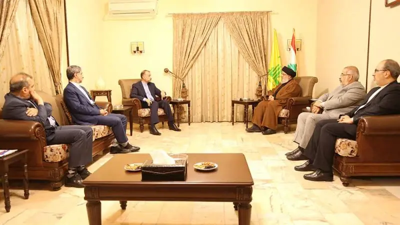 حسن نصرالله يلتقي وزير خارجية إيران ببيروت.. وبيان يكشف تفاصيل اللقاء: عون