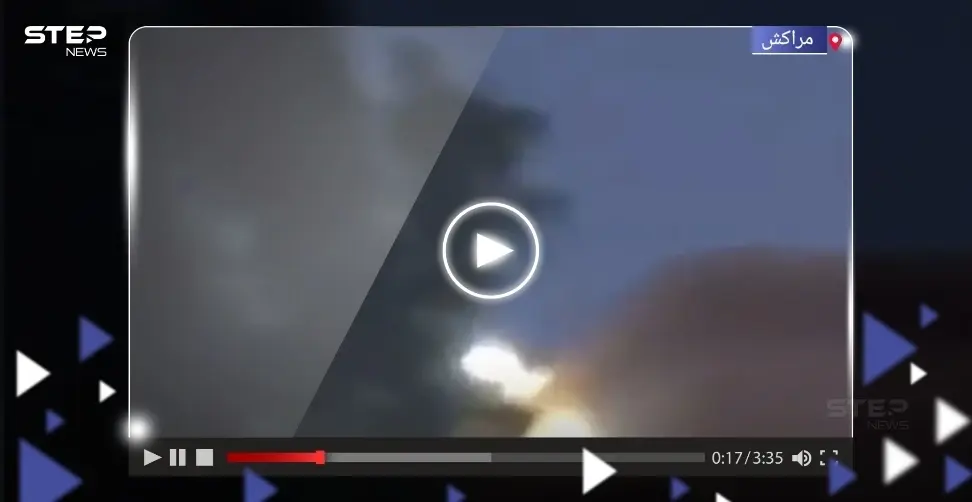 مغاربة يتداولون فيديو لأجسام غريبة ظهرت بسماء مراكش قبل الزلزال المدمر.. وحديث عن "سلاح هآرب" الأمريكي: مراكش