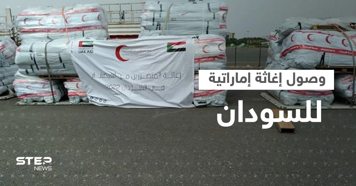 شاهد|| وصول أول طائرة مساعدات إماراتية إلى متضرري فيضانات السودان: محمد بن زايد آل نهيان