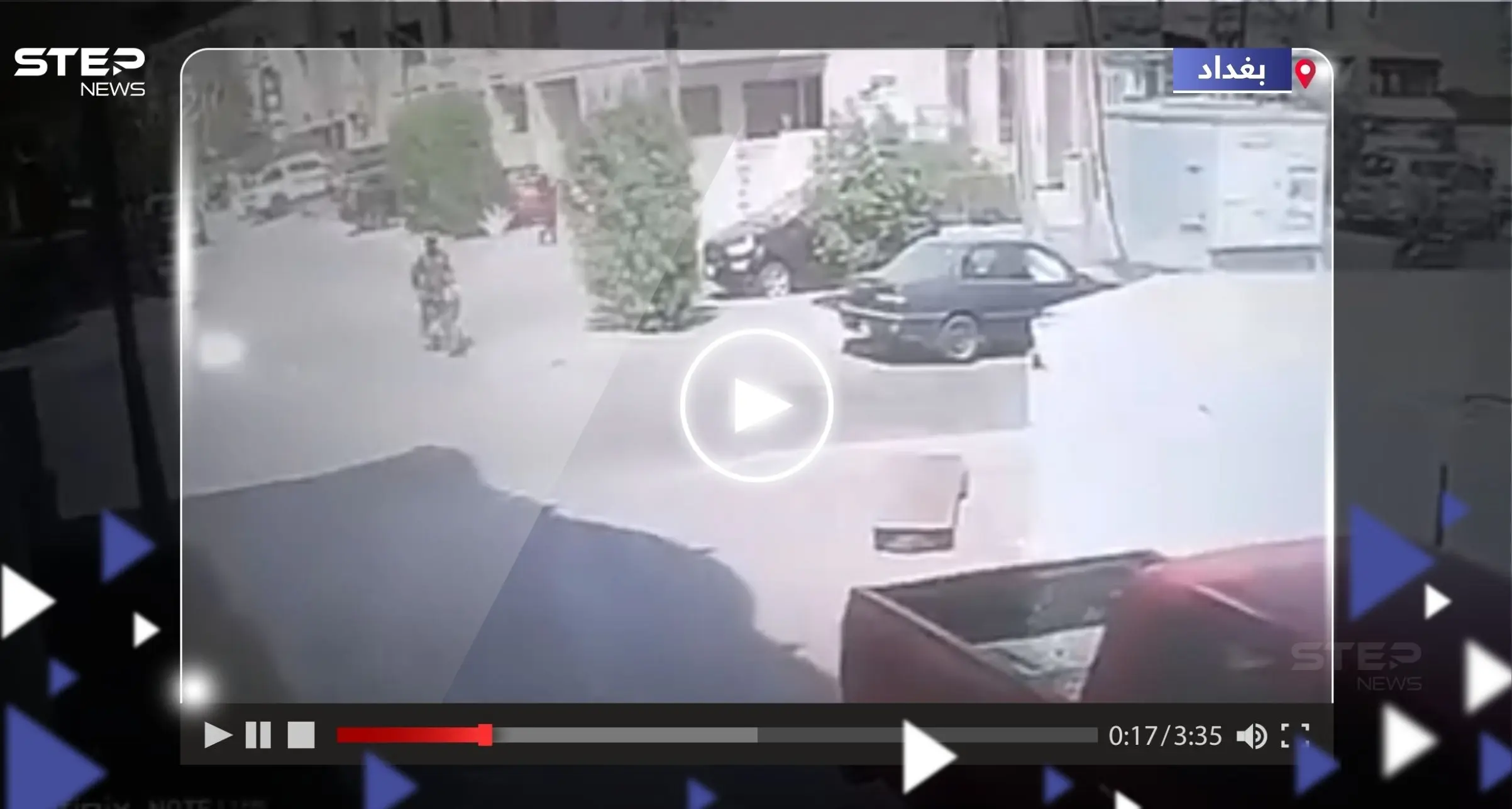 شاهد|| لحظة اغتيال البلوغر العراقي "نور بي إم" أمام منزله في بغداد: البلوغر العراقي