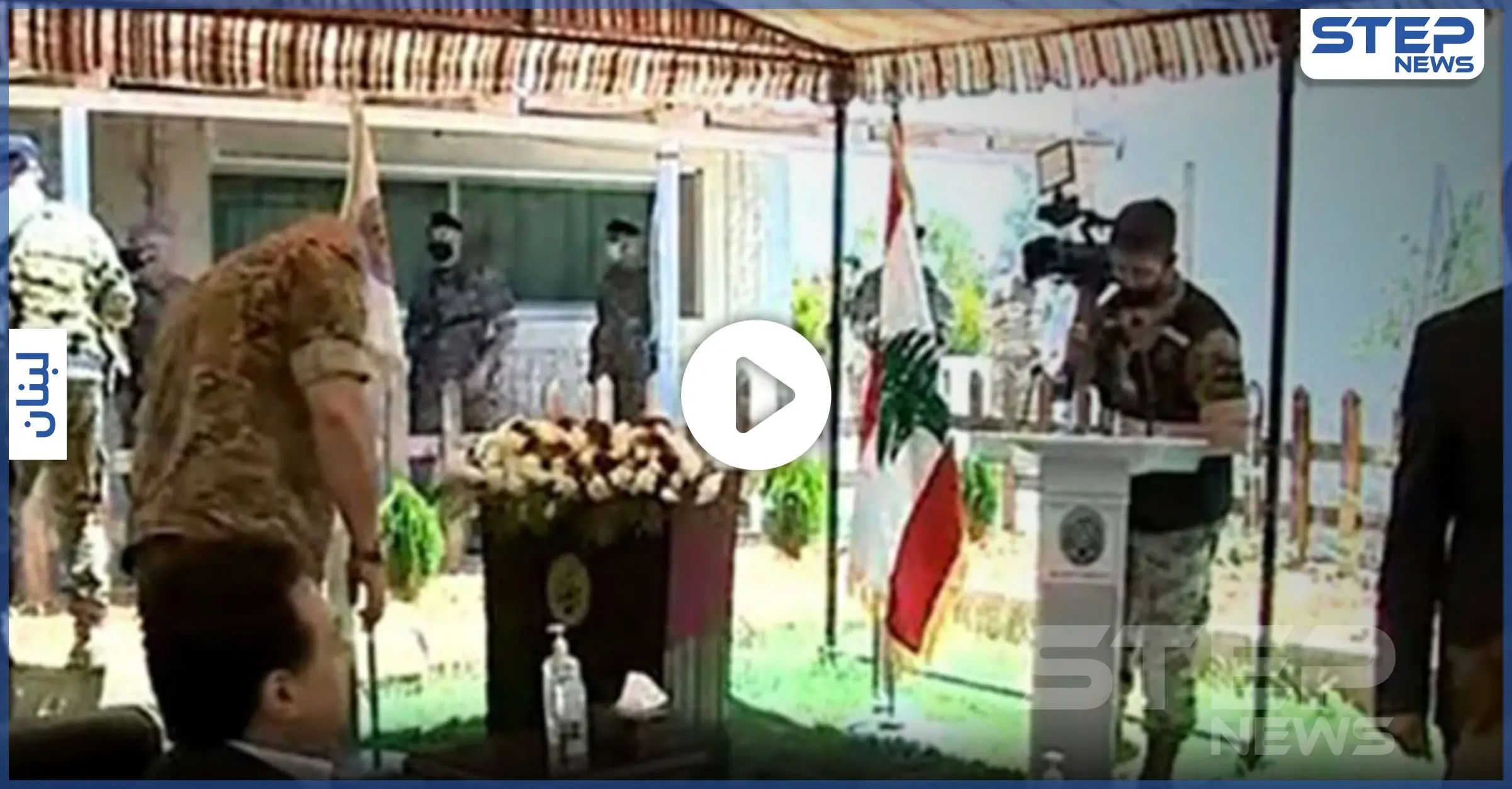 أثناء مهمة رسمية رئيس وزراء لبنان يسرح شعره على الحدود السورية.. ويشعل مواقع التواصل: حسان دياب