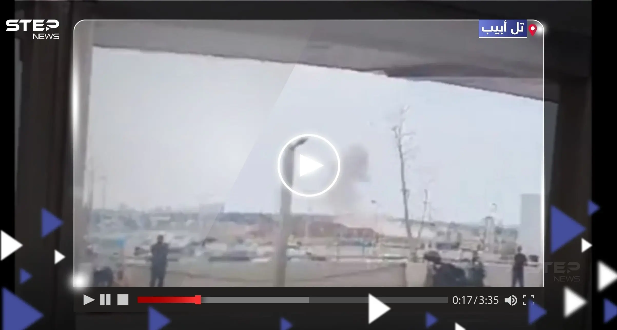 إغلاق مطار بن غوريون في تل أبيب بعد تعرضه لرشقات صاروخية من غزة (فيديو): صواريخ