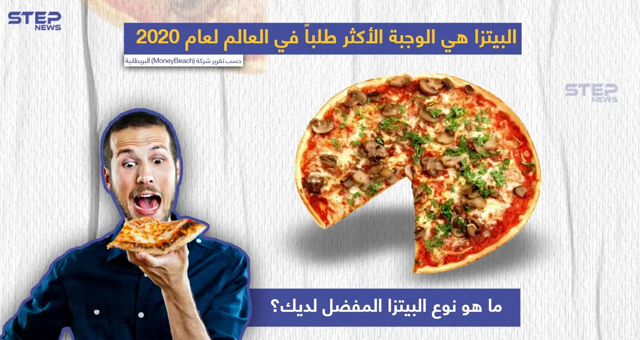 البيتزا هي الوجبة الأكثر طلباً في العالم لعام 2020: خبر وصورة