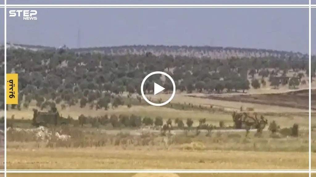 رصد خروج رتل عسكري تركي من نقطة المراقبة التركية بمورك شمال حماة باتجاه الشمال السوري : مورك