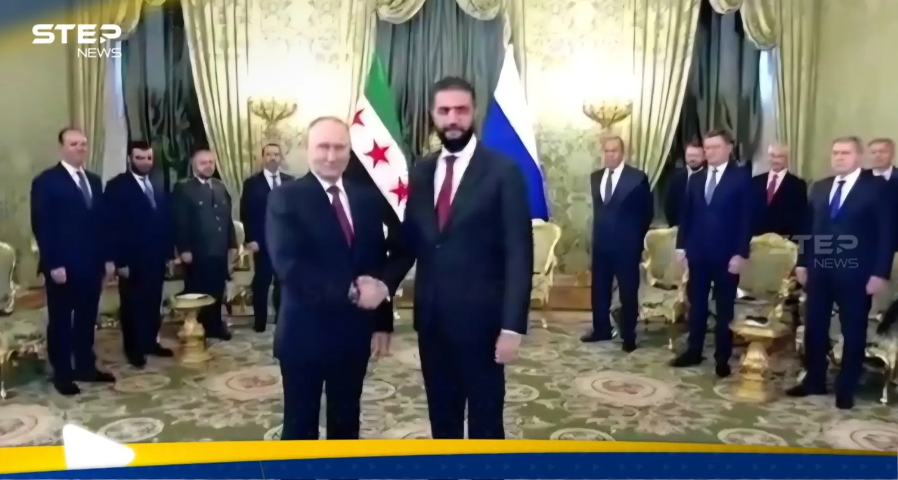 بالفيديو|| شاهد كيف استقبل بوتين أحمد الشرع.. وماذا قالا في أول لقاء بينهما: الرئيس السوري