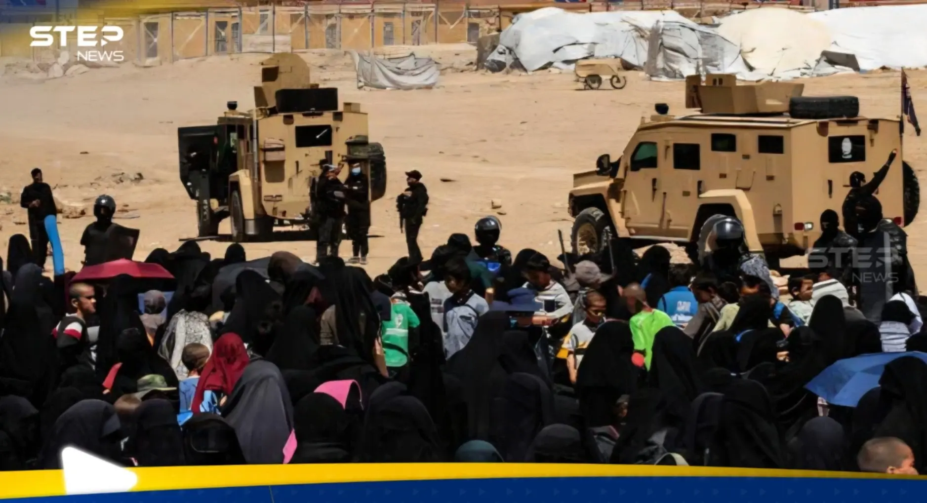 فيديو لهروب جماعي للعشرات من داعش خارج مخيم الهول يثير الرعب: مؤشر الدعاية