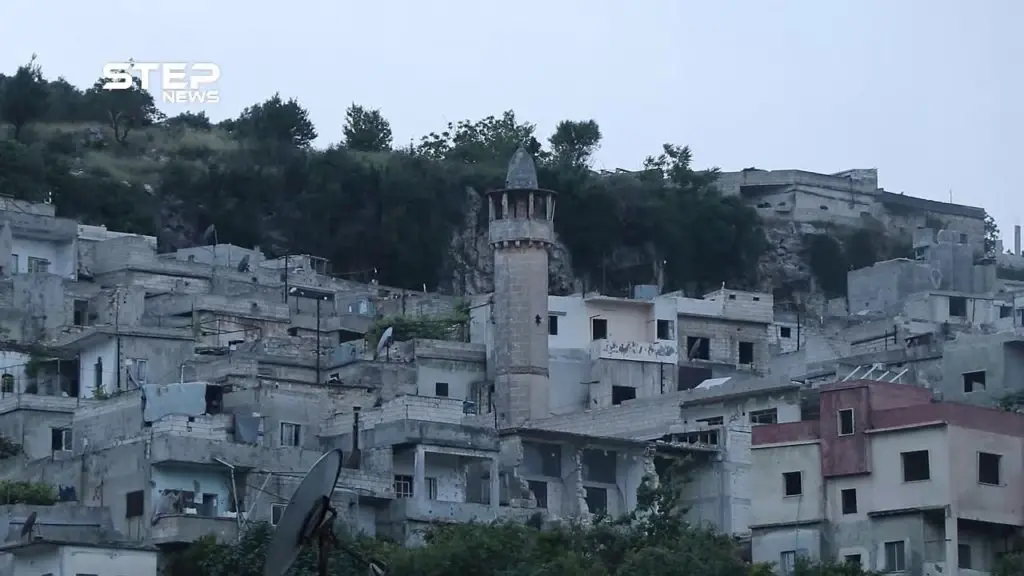 أذان المغرب من مسجد بداما الكبير غرب إدلب: الفيديو