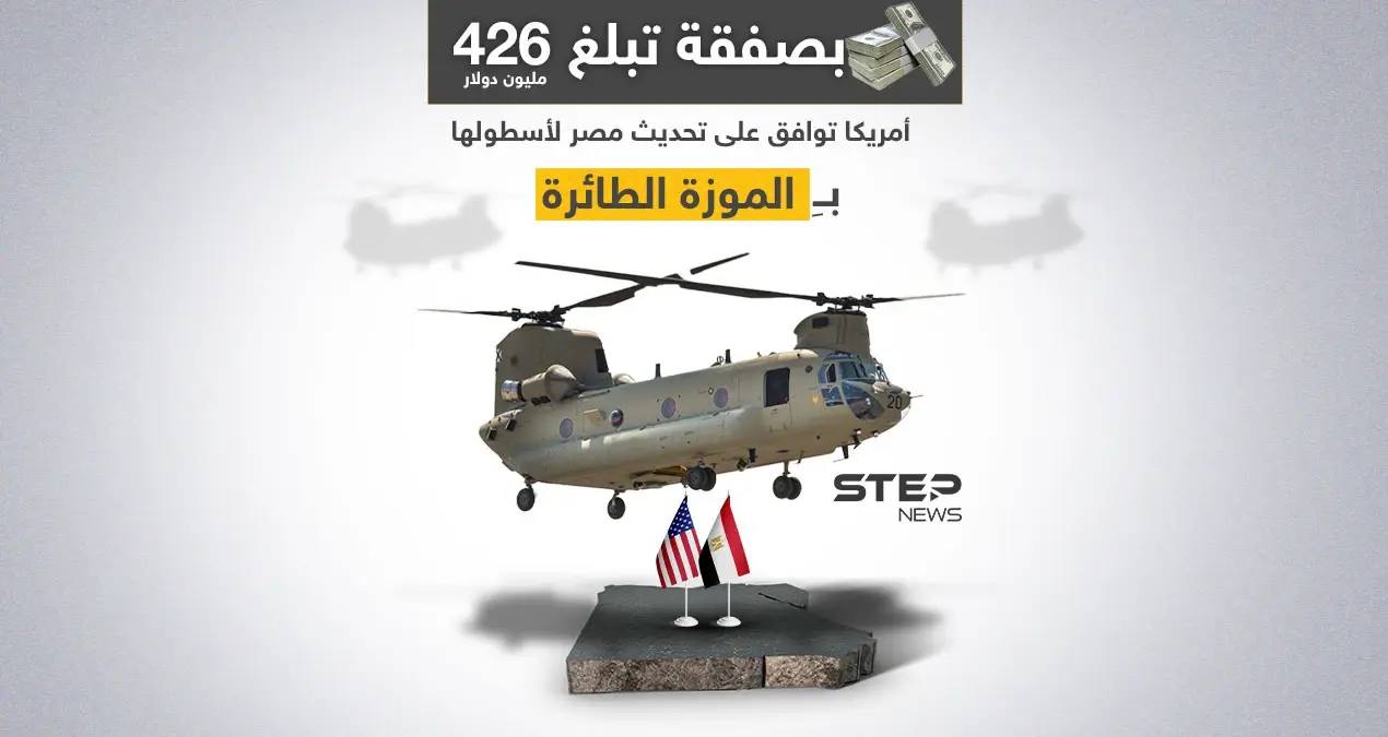 من أسرع المروحيات التي لا تزال في الخدمة على الإطلاق .. أمريكا توافق على بيع طائرات من نوع "شينوك 47- إف" إلى مصر: إنفوغرافيك