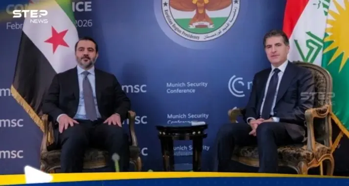 صورة لبارزاني والشيباني على هامش مؤتمر ميونخ