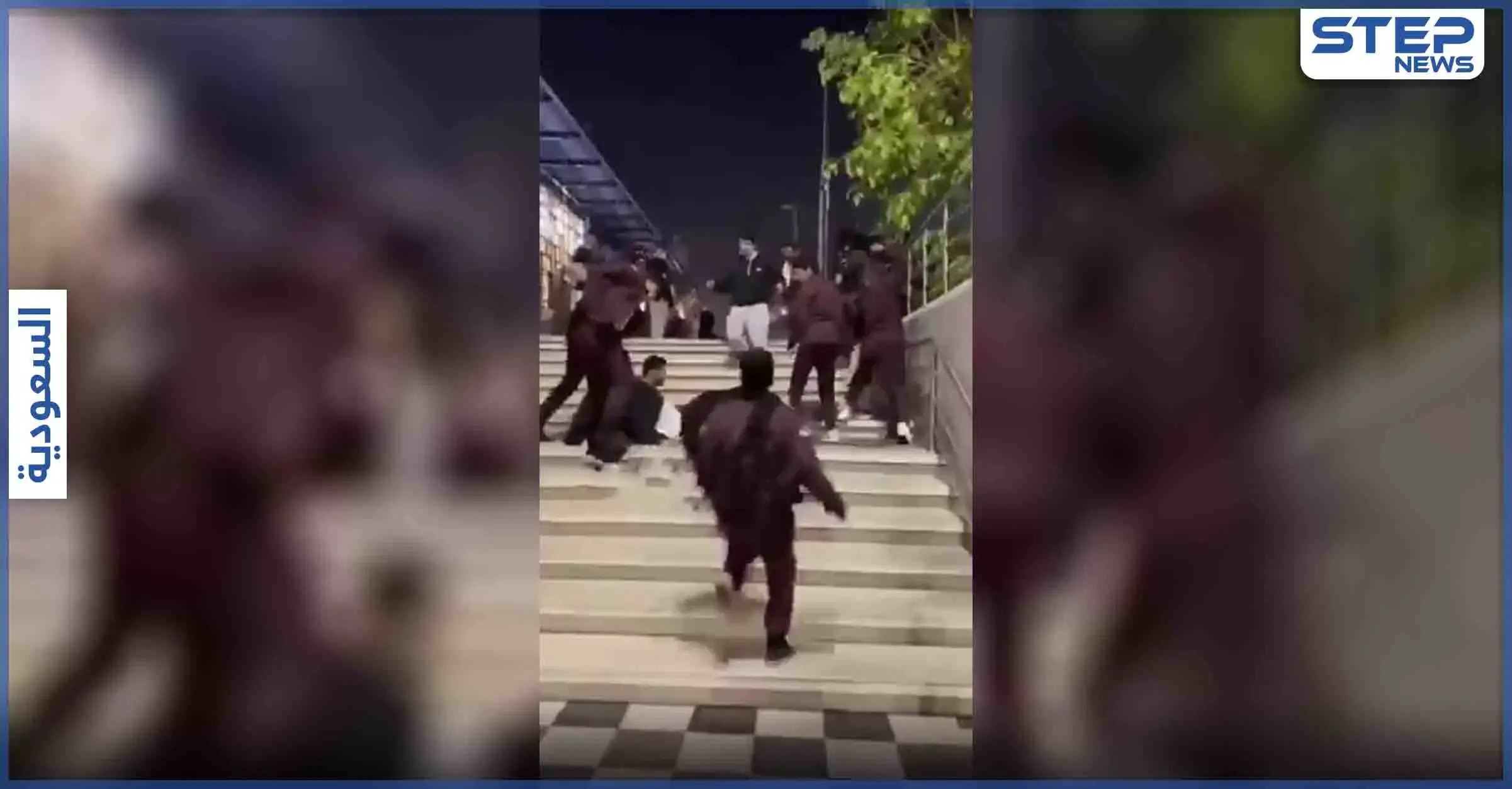 بالفيديو|| مشاجرة جماعية وضرب بالأيادي وتراشق بالألفاظ البذئية وسط مجمع بالرياض وردة فعل رجل تثير الجدل: بالفيديو الخليج العربي