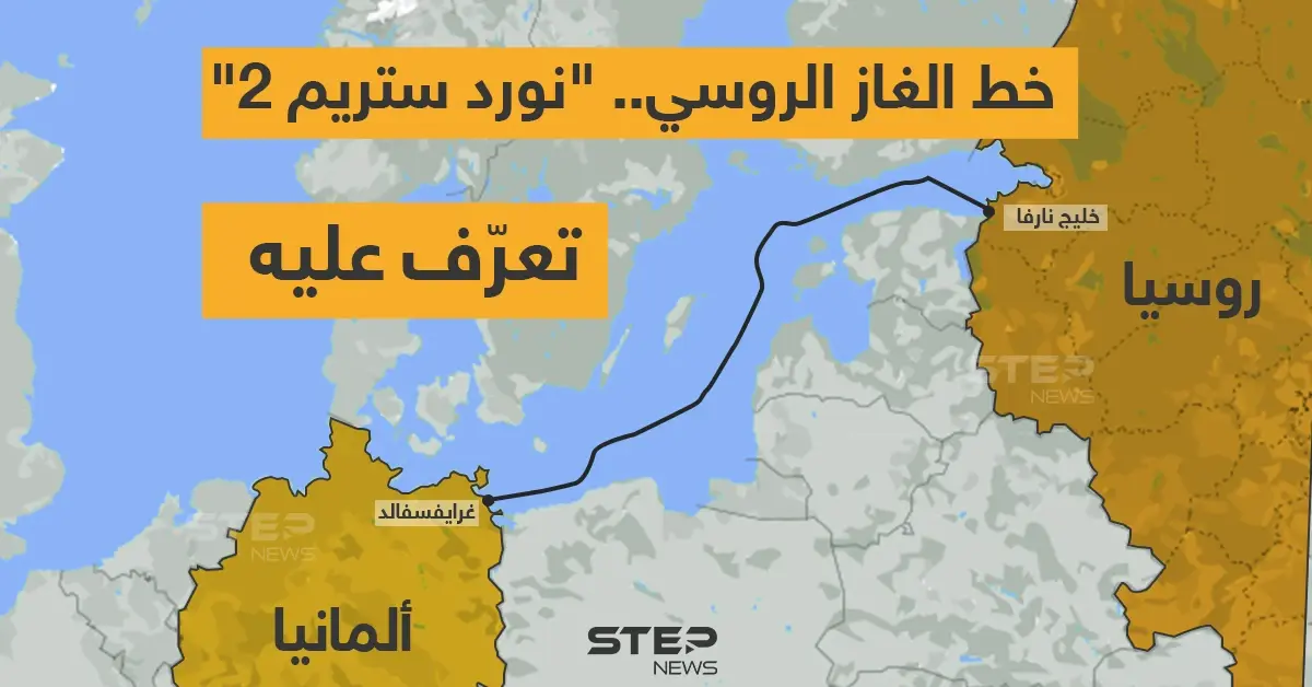 يربط بين روسيا وألمانيا … تعرف على مشروع خط الغاز الروسي "نورد ستريم2": خط الغاز الروسي