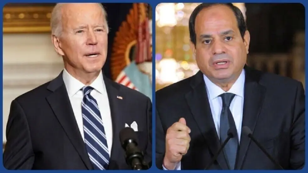 خلال اتصالٍ هاتفي.. اتفاق بين السيسي وبايدن على أمر يخصّ فلسطين: غزة