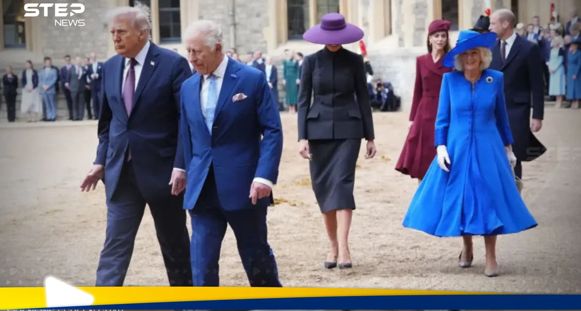 هدايا ثمينة وعرض جوي مبهر.. تفاصيل زيارة ترامب إلى الملك تشارلز الثالث: ترامب تشارلز