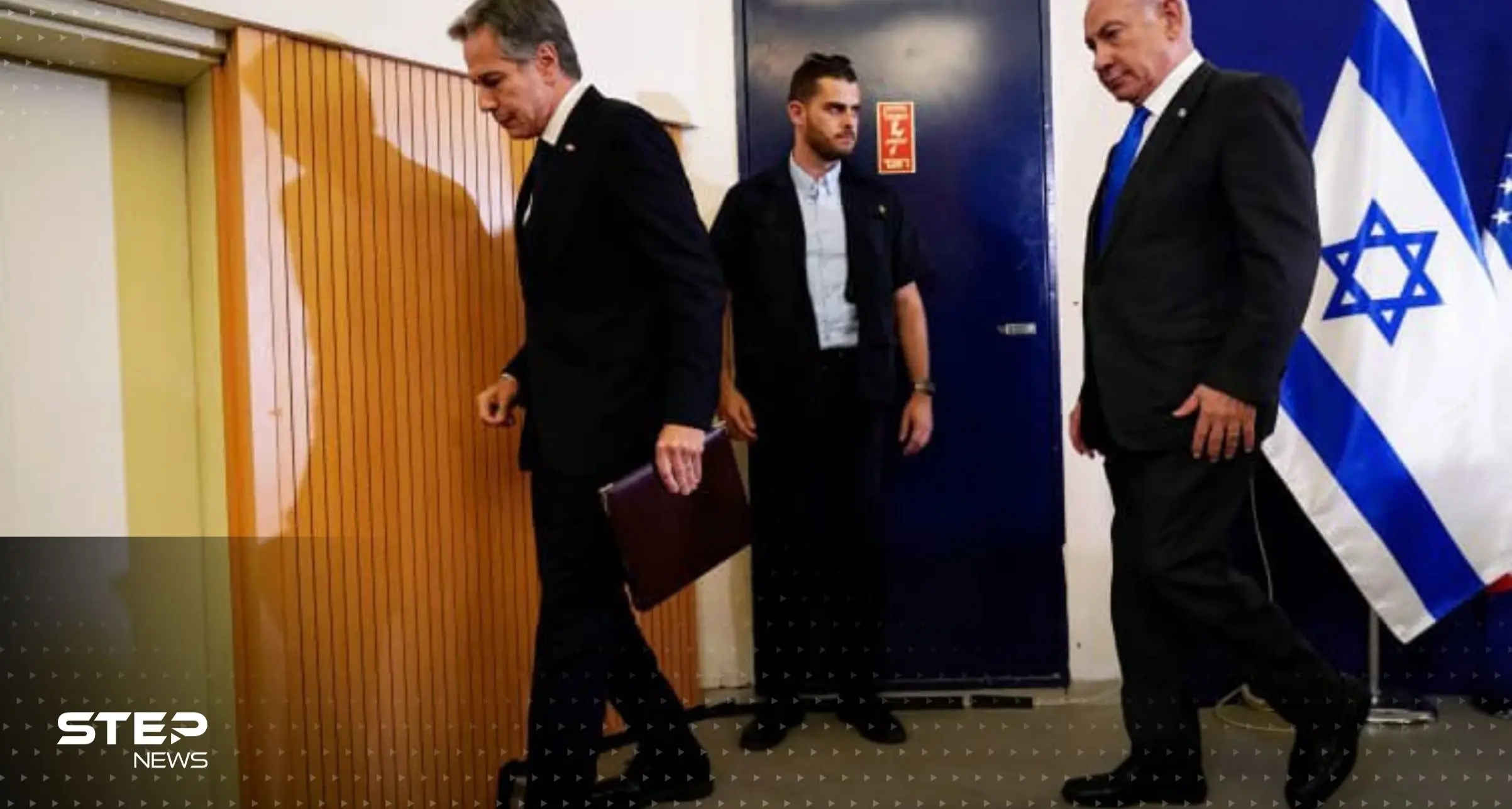 بلينكن ونتنياهو يحتميان 5 دقائق داخل "قبو" وسط صفارات الإنذار في تل أبيب: صواريخ