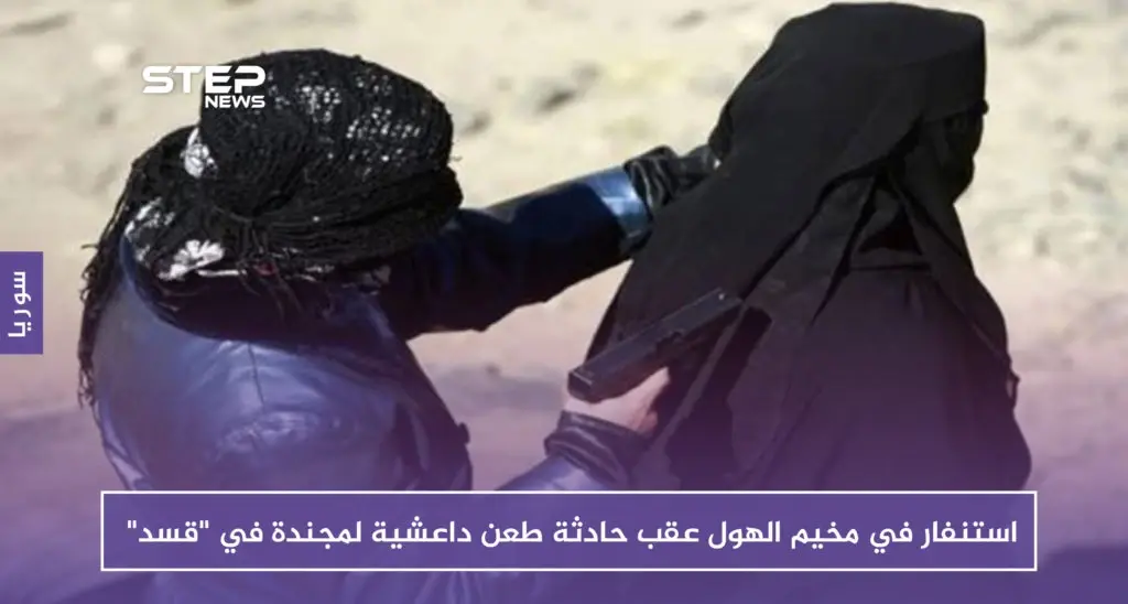 استنفار في مخيم الهول عقب حادثة طعن داعشية لمجندة في "قسد": مخيم الهول