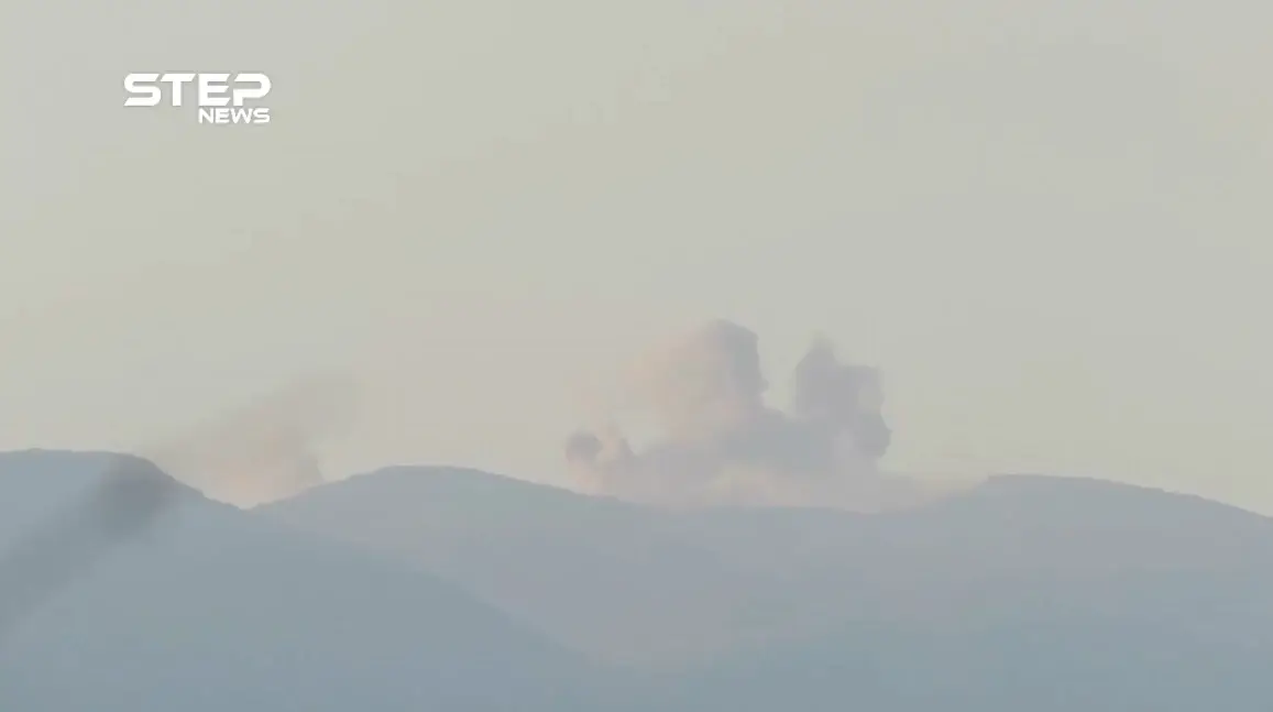 شاهد القصف الجوي على محاور الكبانة في ريف اللاذقية الشمالي: اللاذقية