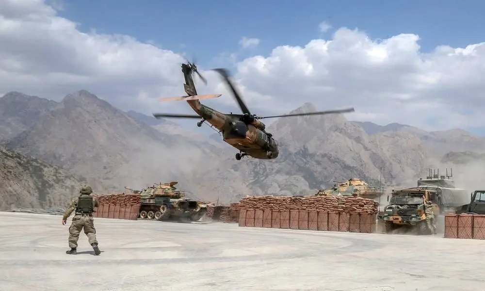 القوات التركية تطلق عملية "أرن 9" العسكرية جنوب وشرق البلاد: بس كا كا