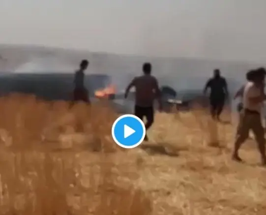 بالفيديو|| لحظة إسقاط فصائل المعارضة طائرة استطلاع روسية ببلدة كفرنوران بريف حلب: ريف حلب الغربي